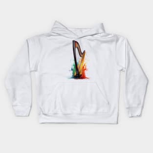 Fire Harp Kids Hoodie